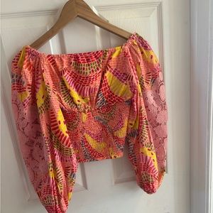 Farm Rio Floral Top Size XS